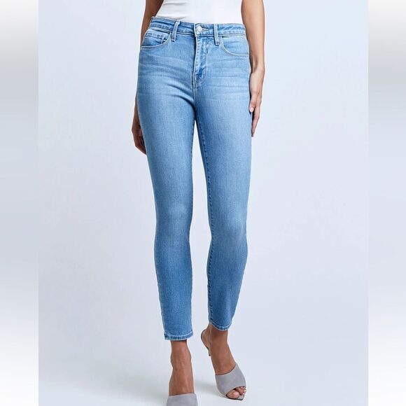 L’AGENCE - MARGOT HIGH RISE SKINNY JEANS in NAPA MED. WASHED SIZE 30 New! - Picture 2 of 12